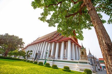 Bangkok, Tayland Wat Pho genel tapınağında Tay mimari.