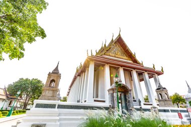 Bangkok, Tayland Wat Pho genel tapınağında Tay mimari.