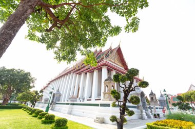 Bangkok, Tayland Wat Pho genel tapınağında Tay mimari.