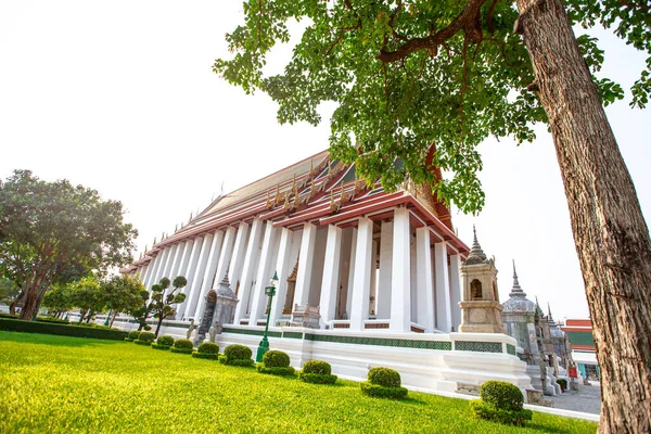 Bangkok, Tayland Wat Pho genel tapınağında Tay mimari.