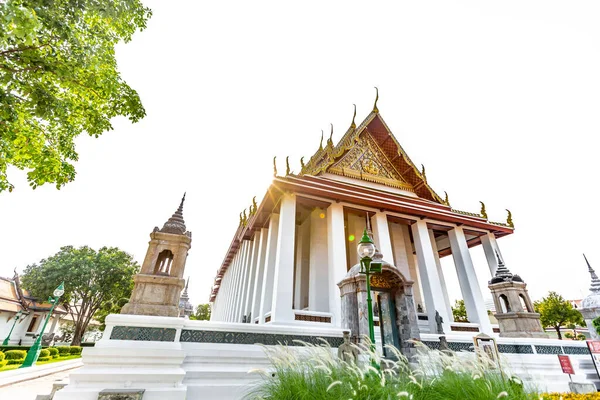 Bangkok, Tayland Wat Pho genel tapınağında Tay mimari.