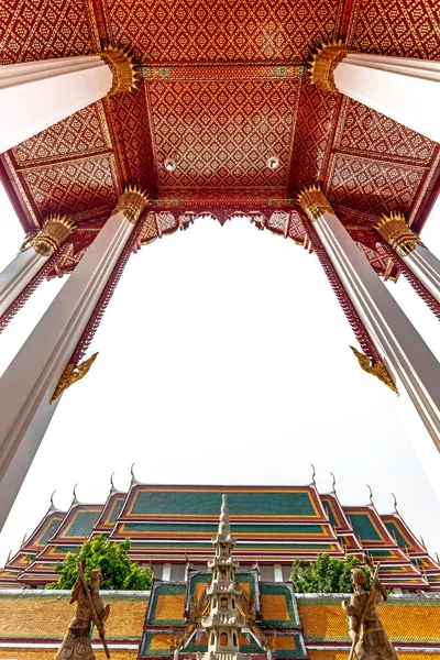 Thailändsk Arkitektur Offentliga Wat Pho Templet Bangkok Thailand — Stockfoto