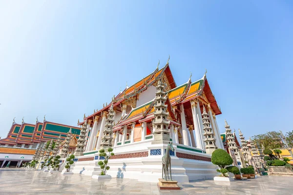 Architecture Thaïlandaise Wat Pho Temple Public Bangkok Thaïlande — Photo