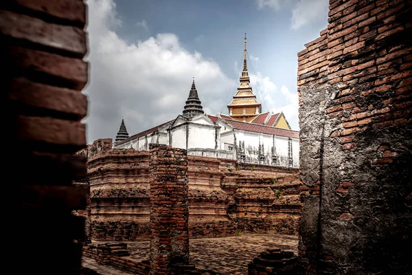 Wat Nakhon Luang Tample Prasat Nakhon Luang Στην Ayutthaya Ταϊλάνδη — Φωτογραφία Αρχείου