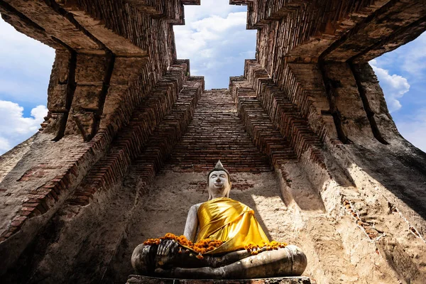 Wat Nakhon Luang Tample Prasat Nakhon Luang Ayutthaya Thailand — стоковое фото