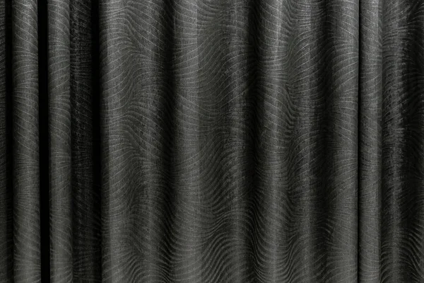 Black Fabric Pattern Used Make Background Image — Stock Photo, Image