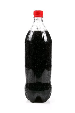 Cola bottle isolated on white background clipart