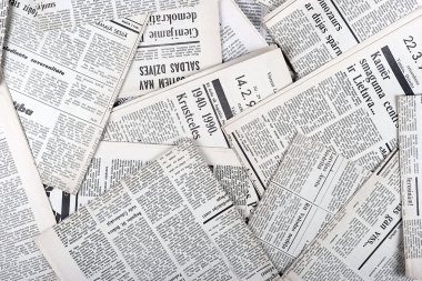 eski vintage gazetelerin arka plan