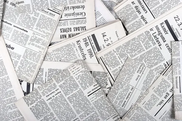 Hintergrund alter Vintage-Zeitungen lizenzfreie Stockbilder
