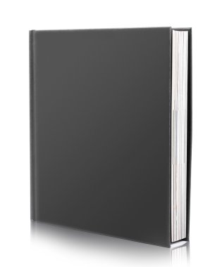 beyaz kitap kapağında