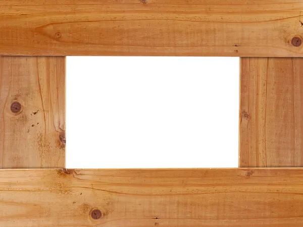 Cornice in legno bianco — Foto Stock