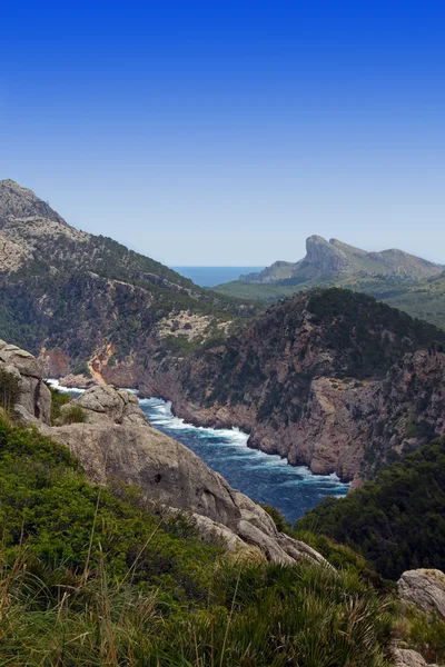 Mallorca Balear Adaları güzel dağ manzarası — Stok fotoğraf