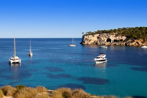 Mallorca çarpıcı güzel turkuaz koylar — Stok fotoğraf