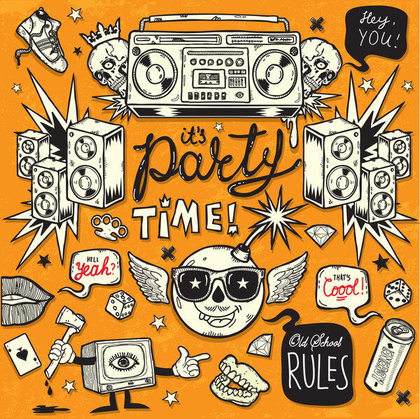 Вечеринка в стиле старой школы
