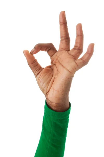 Fingers form the ok sign — Stock Photo, Image