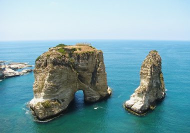 Güvercin kayaları, beirut, Lübnan