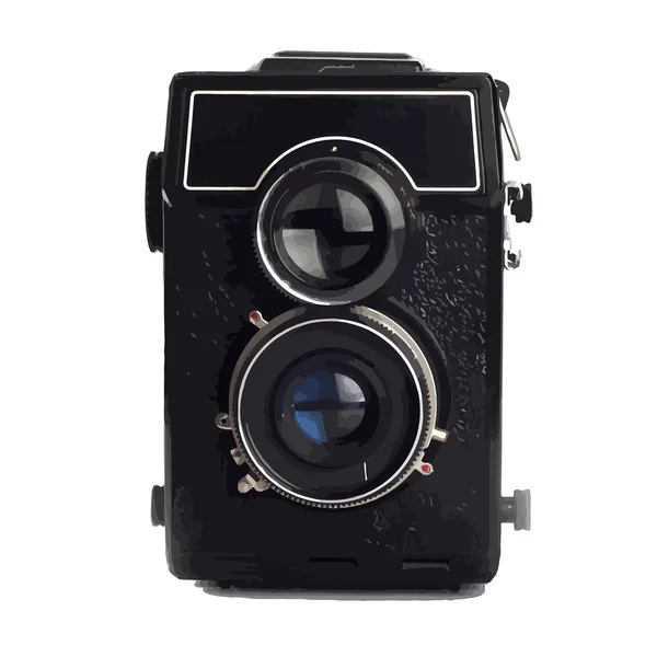Câmera Lomo velha isolada no fundo branco — Vetor de Stock