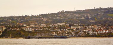 Denizden çekilen san clemente pier