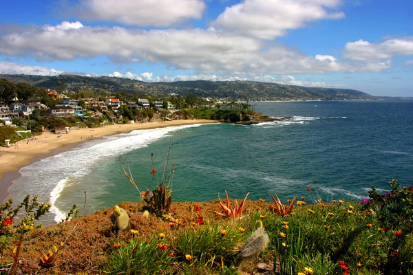 Praia de laguna Crescent cove — Fotografia de Stock