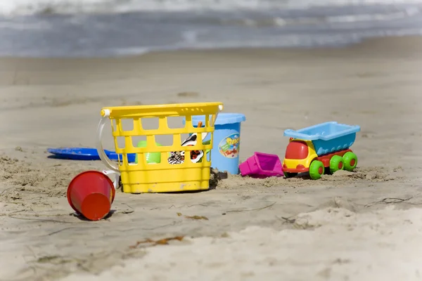Beach Toys in the Sand — Stock Photo, Image