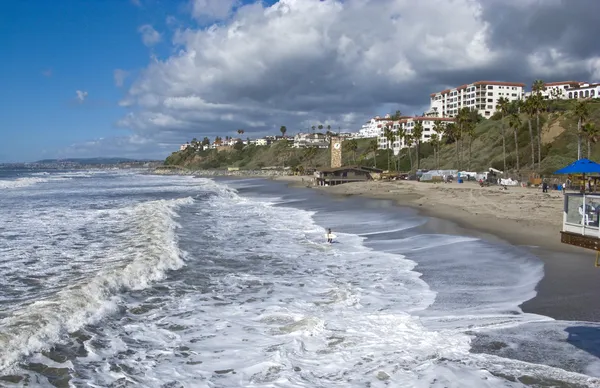 San Clemente looking North from the Pier after a storm — Stock Photo, Image