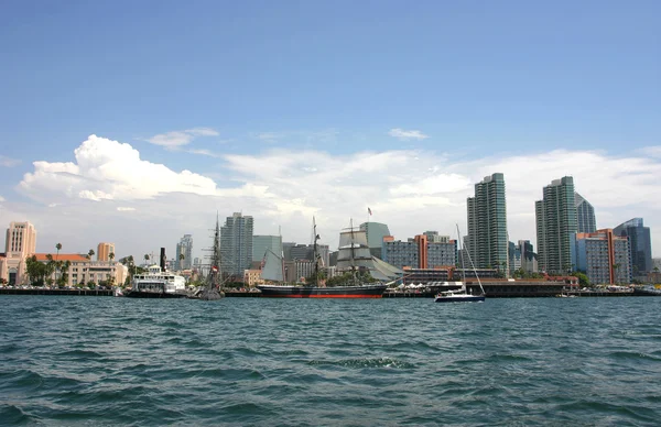San Diego Skyline from the Water — Stock Photo, Image