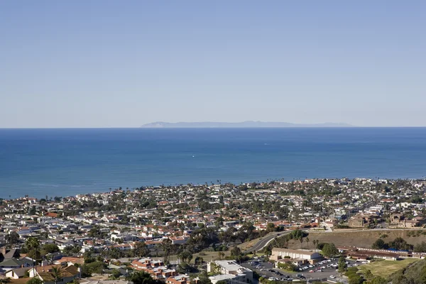 Weergave van catalina ontleend aan san clemente — Stockfoto