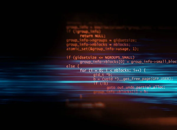 Programmiercode Abstrakte Technologie Hintergrund Der Software Entwickler Und Computer Skript — Stockfoto
