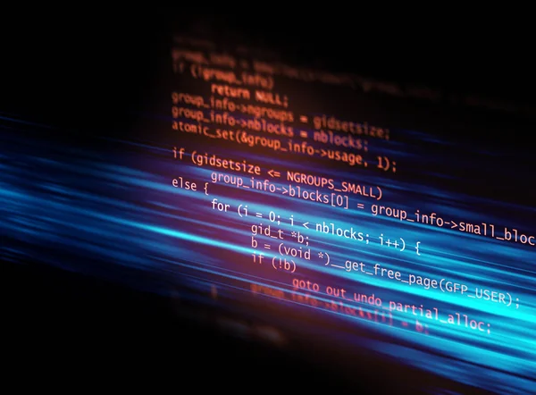 Programming Code Abstract Technology Background Software Developer Computer Script Illustratio — Stock Photo, Image