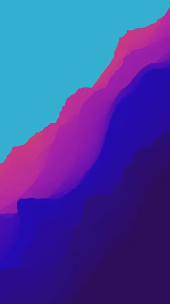 abstract gradient  landscape polygon shape background.mobile screen UI design 3d illustration.Colorful Background for UI UX smartphone screen desgin wallpape