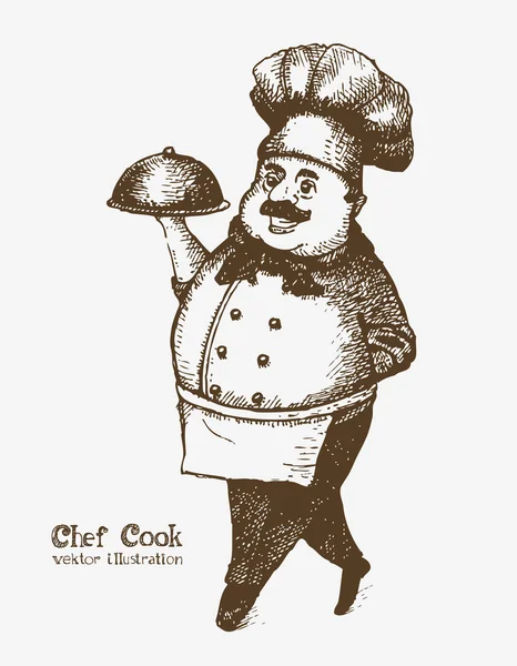 Chef cuisinier — Image vectorielle