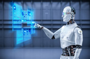 3D görüntülü yapay zeka robotu ile teknolojik bağlantı