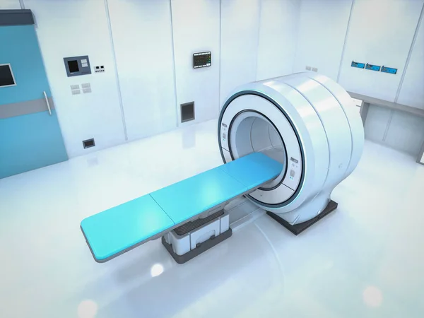 Rendering Mri Scan Machine Magnetic Resonance Imaging Scan Device — Stock Photo, Image