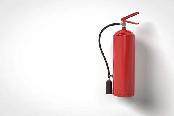 Rendering Fire Extinguisher Hanging Wall Empty Space — Stock Photo, Image