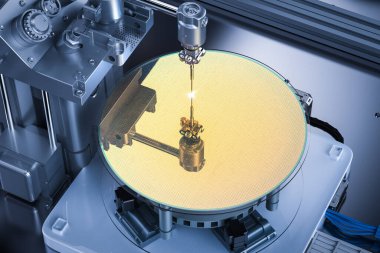 3D silikon gofretli robotik kollar üreten yarı iletken.