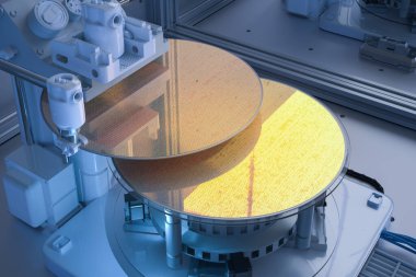 3D silikon gofretli robotik kollar üreten yarı iletken.