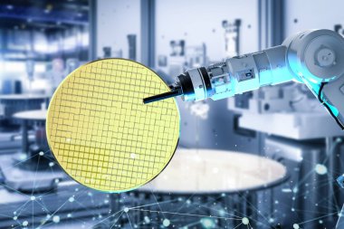 3D silikon gofretli robotik kollar üreten yarı iletken.