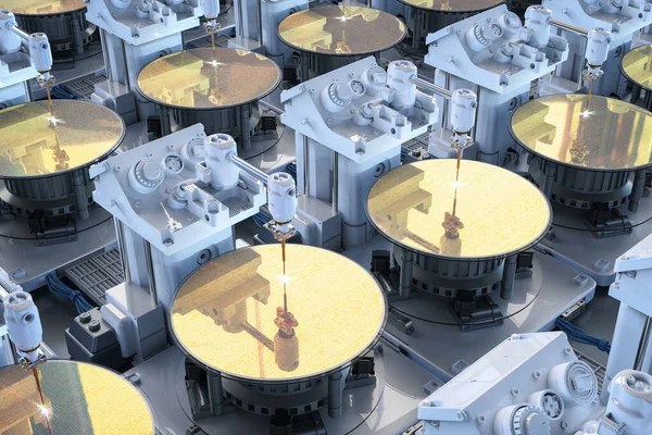 3D silikon gofretli robotik kollar üreten yarı iletken.