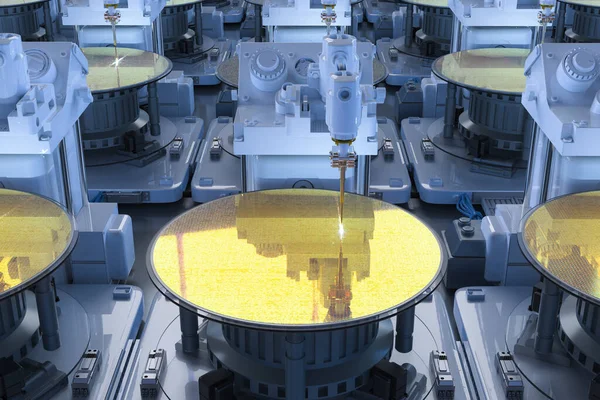 3D silikon gofretli robotik kollar üreten yarı iletken.