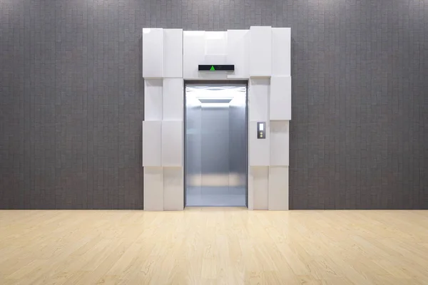 Işlemeli Metalik Asansör Veya Yolcu Kaldırma — Stok fotoğraf
