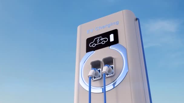 Group Charging Stations Outdoor — Stock video