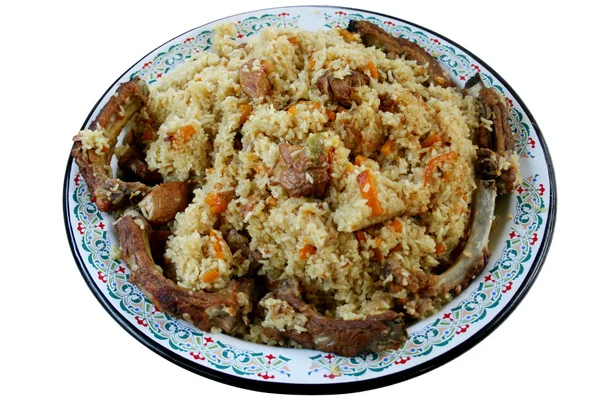 Prato de pilaf — Fotografia de Stock