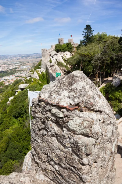想喝点在村庄的辛特拉，葡萄牙的城堡 — 图库照片