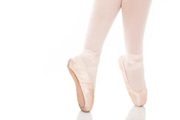 Detail of ballet dancer's feet — Stock Photo, Image