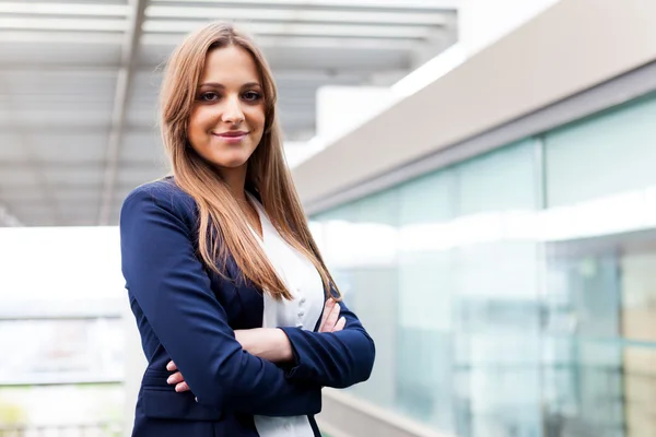 Beautiful businesswoman portrait at the office — Stock Photo, Image