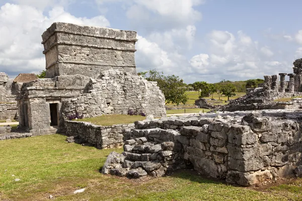 Tulum, Meksika 'nın antik kalıntıları. — Stok fotoğraf