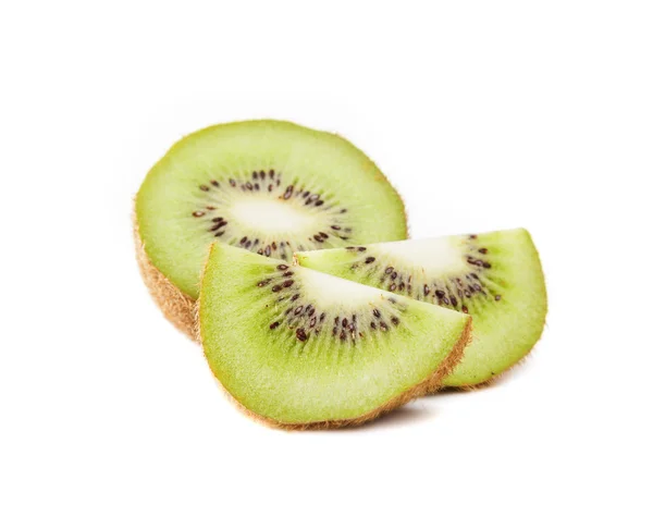 Kiwi fruits isolés sur fond blanc — Photo