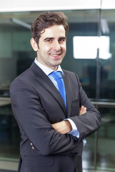 Portrait of a confident businessman in his office — Stock Photo, Image