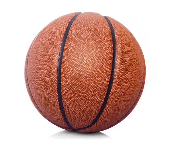 Basketball ball isolated on a white background — Stock Photo, Image