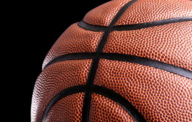 basketbol topu koyu arka plan